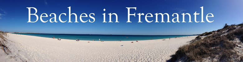 Beaches in Fremantle, Western Australia