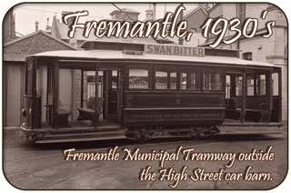 Fremantle in the 1930's, Fremantle Tram