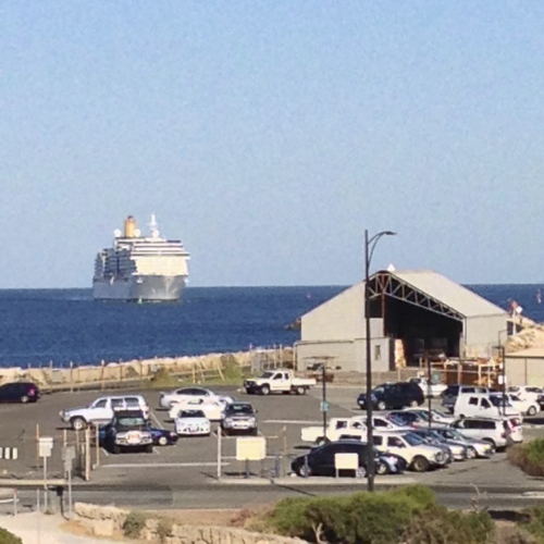 Fremantle - Cruise liner docking in Fremantle, WA