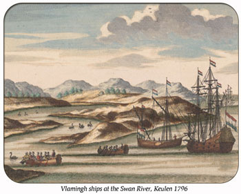 Fremantle Vlamingh Ships in the Swan