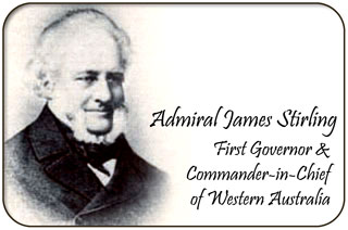 Admiral James Stirling, First Governor of Western Australia