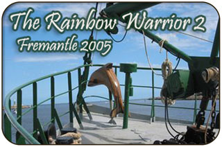 Rainbow Warrior Visits Fremantle in 2001
